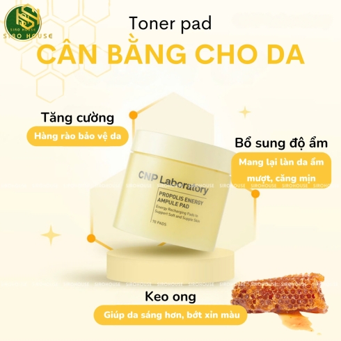 Toner pad CNP Laboratory Propolis Energy Ampule Pad 70 Pads