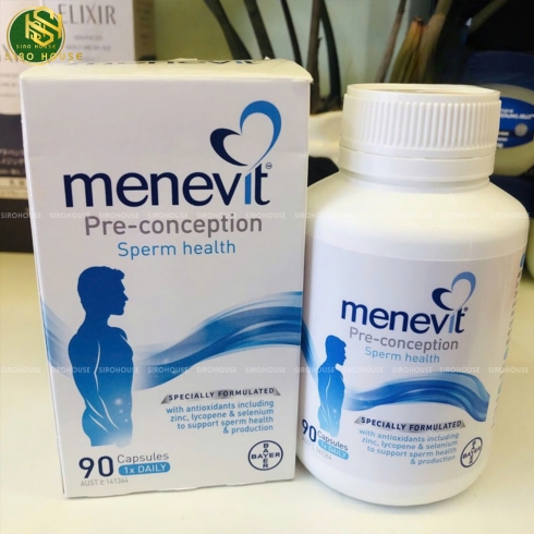 Viên uống hỗ trợ sinh sản cho nam giới MENEVIT 30v