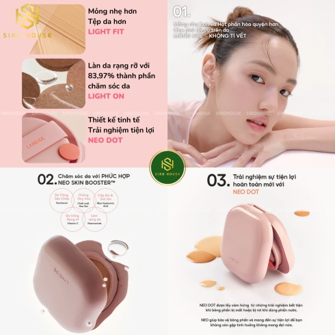 Phấn nước LANEIGE Neo Cushion Glow 30g 