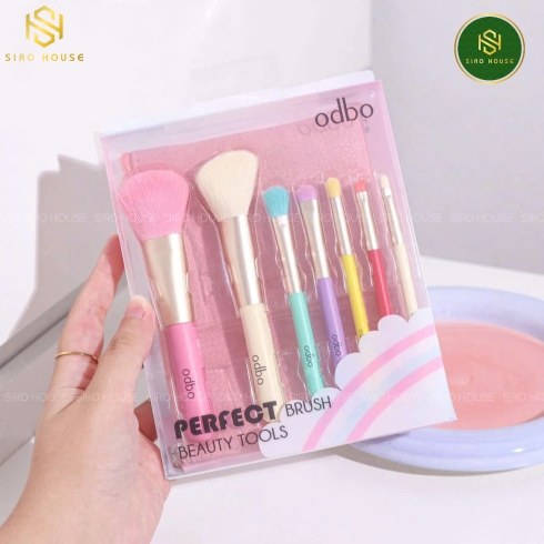Bộ cọ 7 cây màu ODBO Perfect Brush Beauty Tools #OD8-193