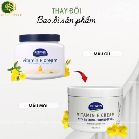 [New] Kem dưỡng ẩm REDWIN Vitamin E Cream 330g