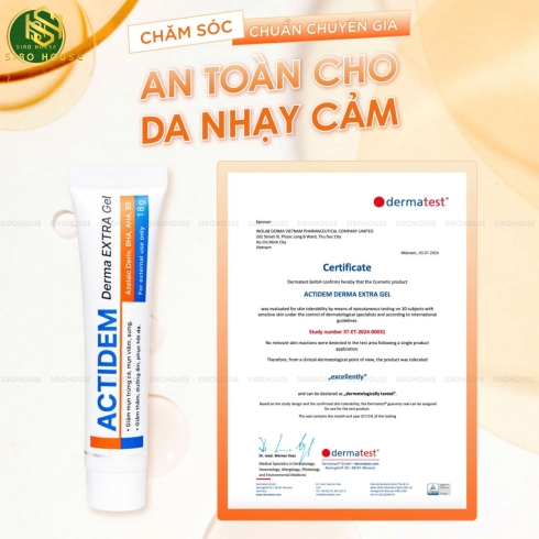 Gel giảm mụn ACTIDEM Derma Extra Gel 18g 