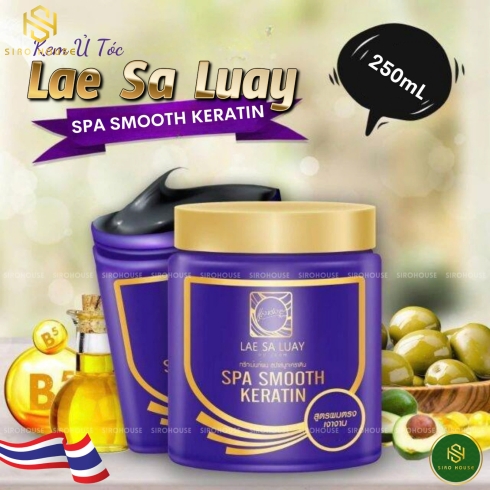 Kem ủ tóc LAE SA LUAY Spa Smooth Keratin 250mL