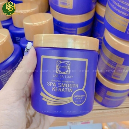 Kem ủ tóc LAE SA LUAY Spa Smooth Keratin 250mL