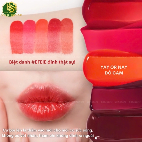 Son tint lì bóng 3CE Lazy Pop Lip Stain Yay Or Nay 4.5g