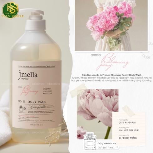  Sữa tắm nước hoa JMELLA In France 500ml & 1000ml