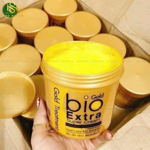 Kem ủ tóc GOLD Bio Extra Super Cream 390mL