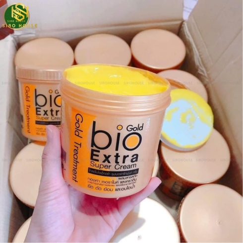 Kem ủ tóc GOLD Bio Extra Super Cream 390mL