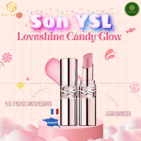 [Minisize] Son Dưỡng Môi YSL Loveshine Candy Glow 1B 3.1g