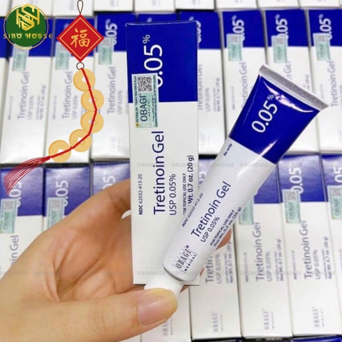 Gel đặc trị mụn, trẻ hoá da OBAGI Tretinoin Gel 0.05% 20g 