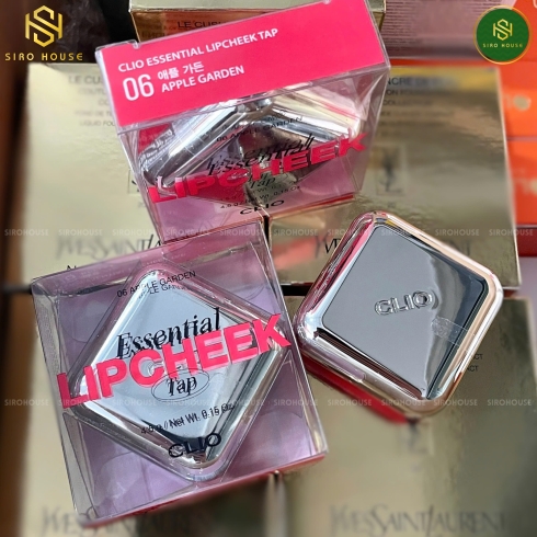 Má hồng kiêm son môi CLIO Essential Lip Cheek Tap 4.5g  - 06 Apple Garden