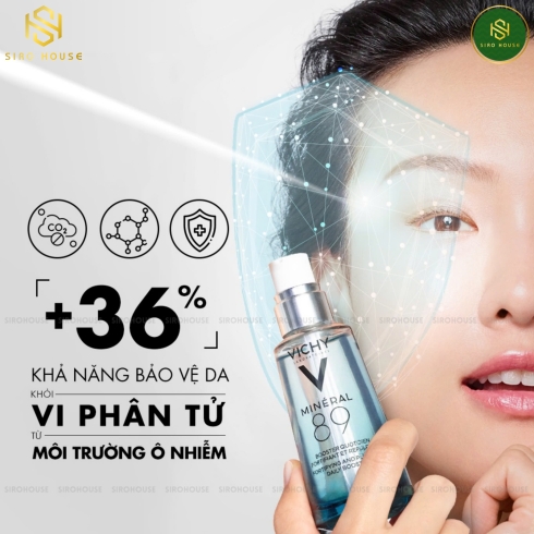Tinh chất cấp nước và khoáng chất cô đặc VICHY Mineral 89 50mL