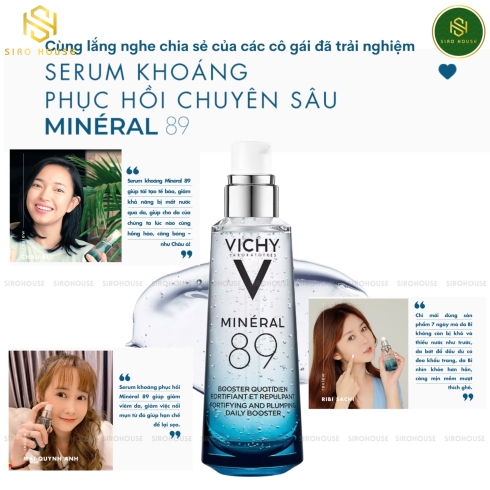 Tinh chất cấp nước và khoáng chất cô đặc VICHY Mineral 89 50mL