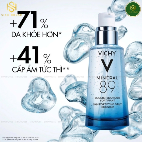 Tinh chất cấp nước và khoáng chất cô đặc VICHY Mineral 89 50mL
