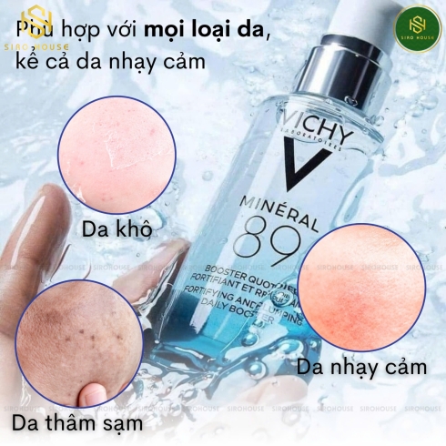 Tinh chất cấp nước và khoáng chất cô đặc VICHY Mineral 89 50mL