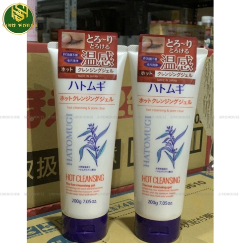 Gel tẩy trang nóng HATOMUGI Hot Cleansing Gel 200mL