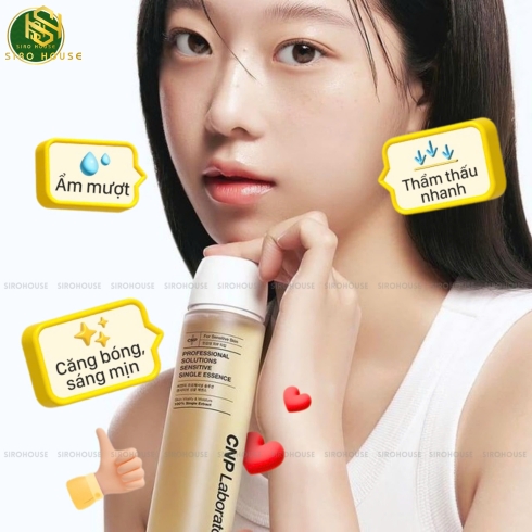 Nước thần keo ong CNP Laboratory Professional Solution Sensitive Singel Sssence 150mL 