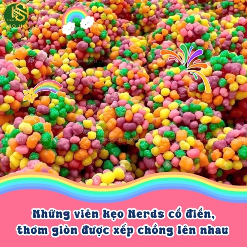 Kẹo cầu vồng NERDS Gummy Clusters Candy 907g 