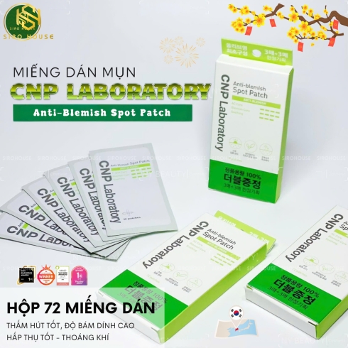 Miếng dán mụn CNP Laboratory Anti-Blemish Spot Patch 72 miếng 