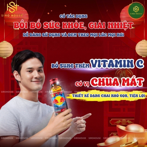 Bò húc Thái Lan vỉ 10 chai 145ml 