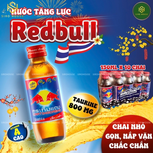 Bò húc Thái Lan vỉ 10 chai 145ml 