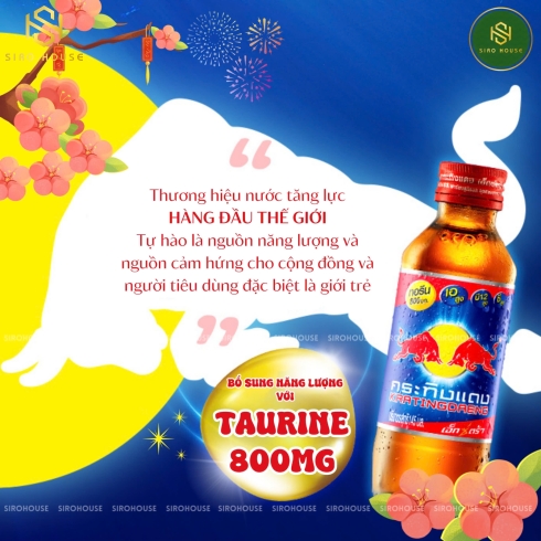 Bò húc Thái Lan vỉ 10 chai 145ml 