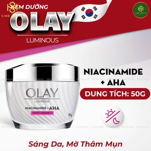 Kem dưỡng OLAY Niacinamide AHA Moisturiser 50g