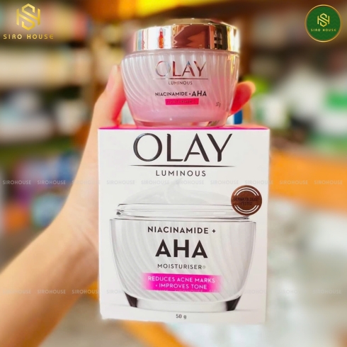 Kem dưỡng OLAY Niacinamide AHA Moisturiser 50g