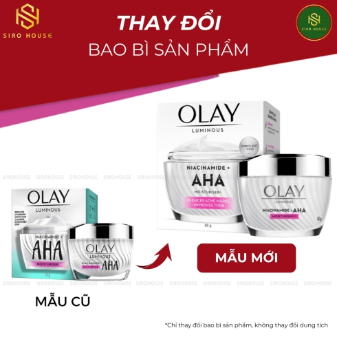 Kem dưỡng OLAY Niacinamide AHA Moisturiser 50g