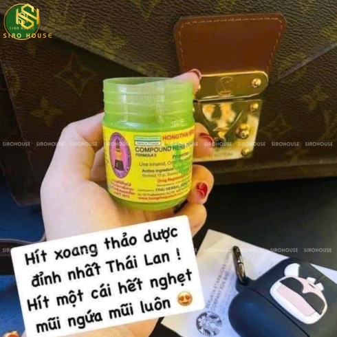 Hũ hít thông mũi thảo mộc Thái Lan 40g  