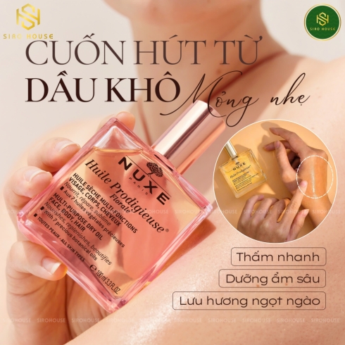 Dầu dưỡng da NUXE Huile Prodigieuse Multi-Purpose Dry Oil 30mL 