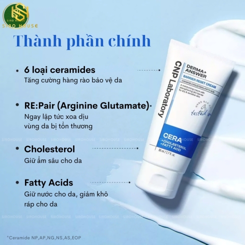  Kem dưỡng CNP Laboratory Derma + Answer Barrier Rest Cream 80ml 