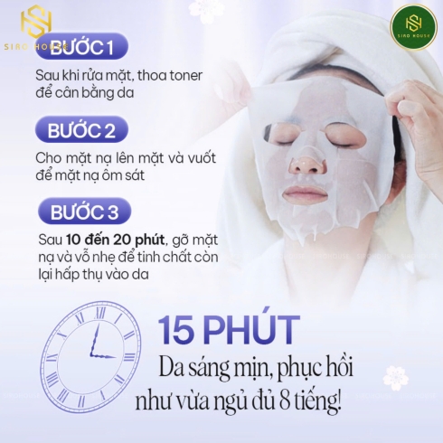 Mặt nạ cấp ẩm, sáng da MAXCLINIC Time Return 28mL