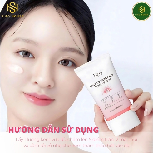 Kem chống nắng DR.G Medi Uv Moisture Tone Up Sun SPF50+ 50mL