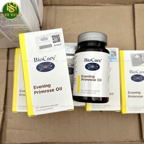 Tinh dầu hoa anh thảo BIOCARE Evening Primrose Oil 30 viên