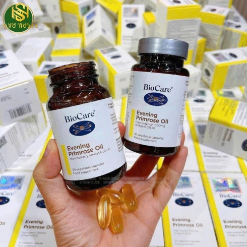 Tinh dầu hoa anh thảo BIOCARE Evening Primrose Oil 30 viên