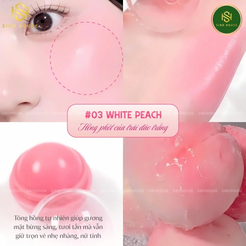 Má hồng kem dạng lăn ROMAND Juicy Roll Cheek 8.4g