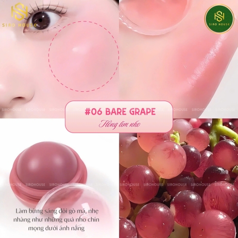 Má hồng kem dạng lăn ROMAND Juicy Roll Cheek 8.4g