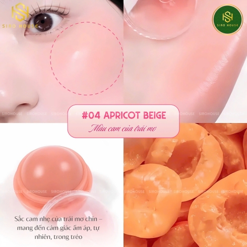 Má hồng kem dạng lăn ROMAND Juicy Roll Cheek 8.4g