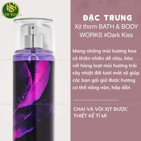 Xịt thơm BATH & BODY WORKS Dark Kiss 236mL.