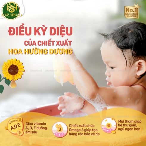 Sữa tắm gội em bé PIGEON 700ml 