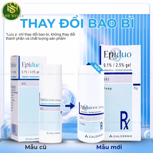 	Gel trị mụn EPIDUO 0.1%/2.5% gel 15g	