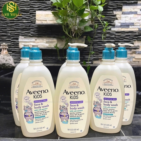 	Sữa tắm và rửa mặt cho bé AVEENO Kids