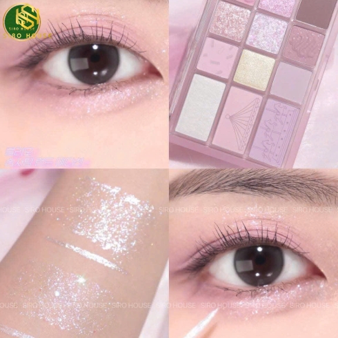 Phấn mắt CLIO Pro Eye Palette 12 ô - 05 Sweet Cloud