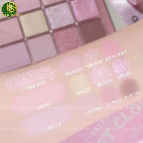 Phấn mắt CLIO Pro Eye Palette 12 ô - 05 Sweet Cloud