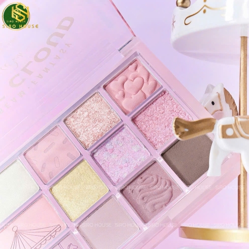 Phấn mắt CLIO Pro Eye Palette 12 ô - 05 Sweet Cloud
