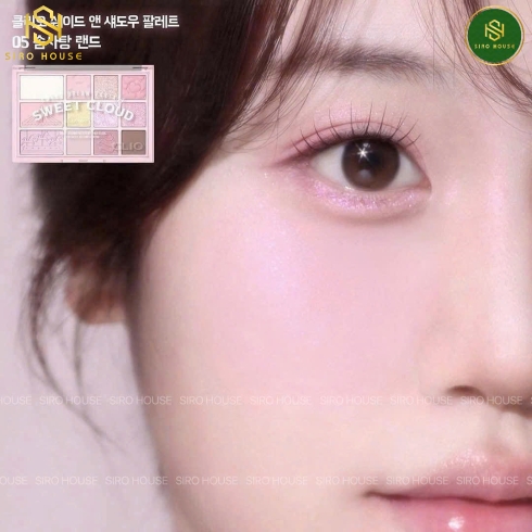 Phấn mắt CLIO Pro Eye Palette 12 ô - 05 Sweet Cloud