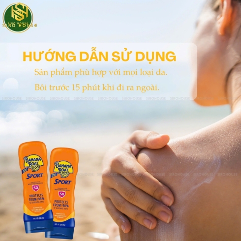 	Kem chống nắng BANANA BOAT Sport SPF 50+ 295g