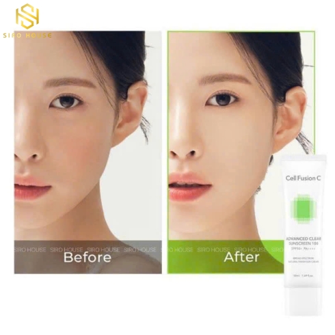 Kem chống nắng CELL FUSION C Advanced Clear Sunscreen 50mL