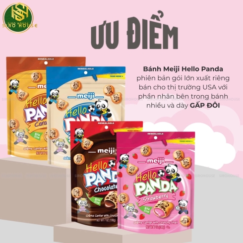 	Bánh quy MEIJI Hello Panda 40g 
